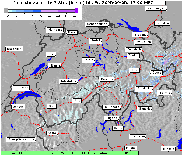 Neuschnee, 5. 9. 2025