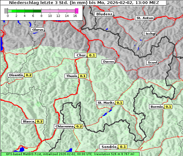 Niederschlag, 2. 2. 2026