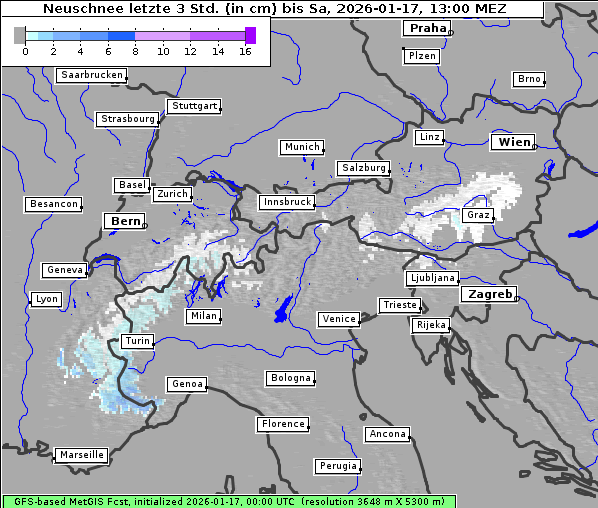 Neuschnee, 17. 1. 2026