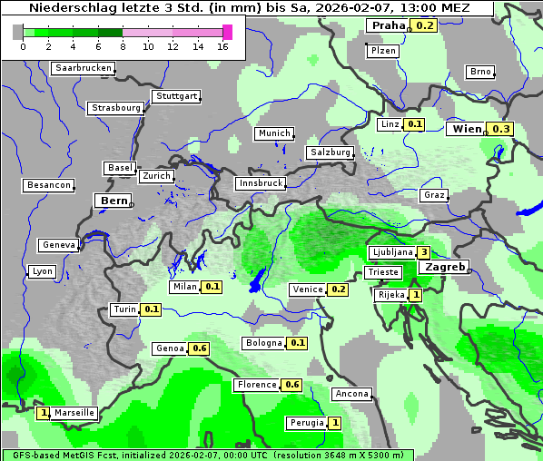 Niederschlag, 7. 2. 2026