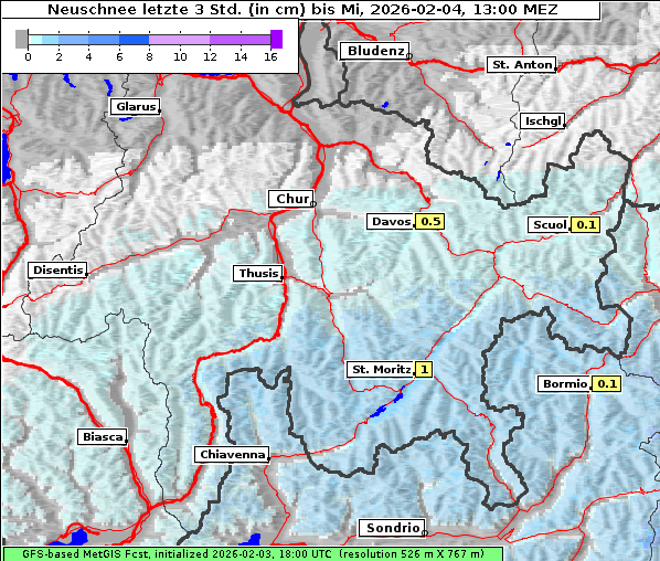 Neuschnee, 4. 2. 2026