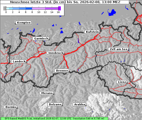 Neuschnee, 8. 2. 2026