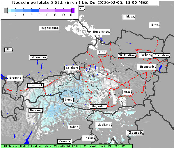 Neuschnee, 5. 2. 2026
