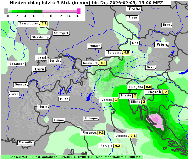 Niederschlag, 5. 2. 2026