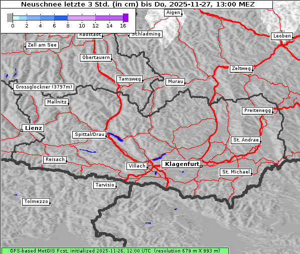 Neuschnee, 27. 11. 2025