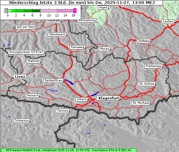 Niederschlag, 27. 11. 2025