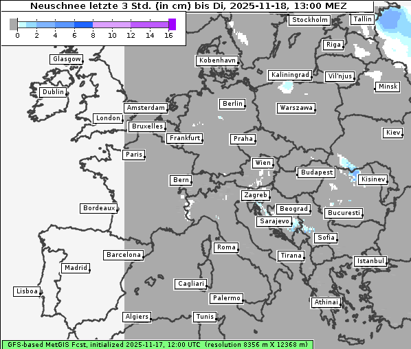 Neuschnee, 18. 11. 2025