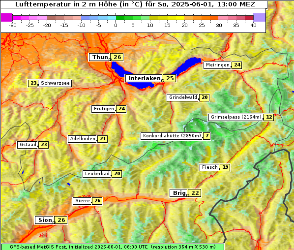 Temperatur, 1. 6. 2025