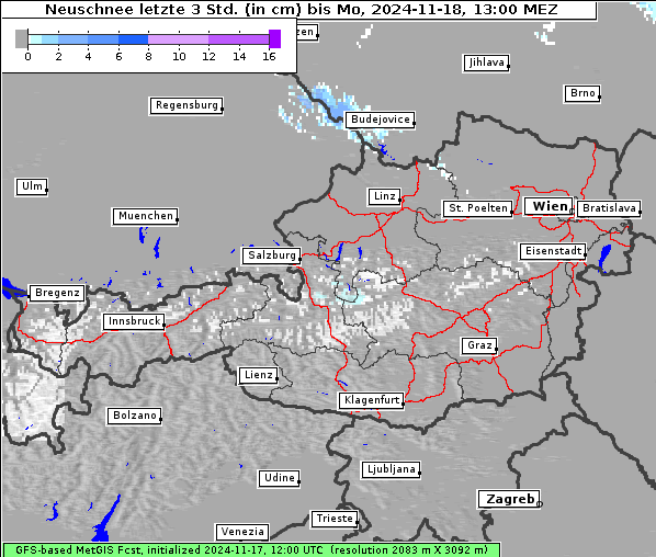 Neuschnee, 18. 11. 2024