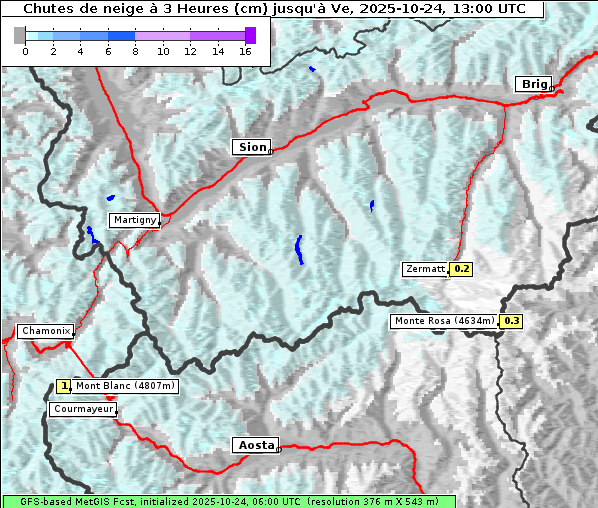 Neuschnee, 24. 10. 2025
