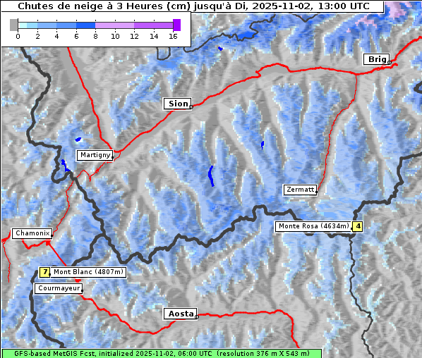 Neuschnee, 2. 11. 2025