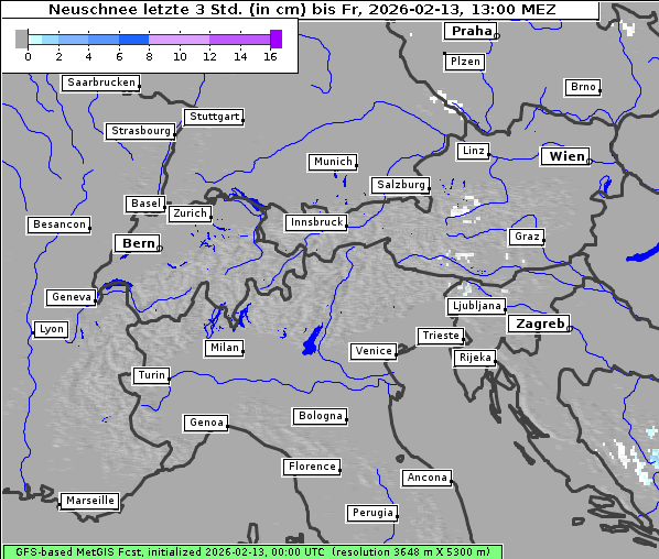 Neuschnee, 13. 2. 2026