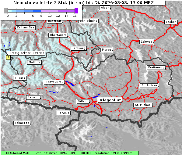 Neuschnee, 3. 3. 2026