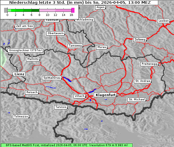 Niederschlag, 5. 4. 2026