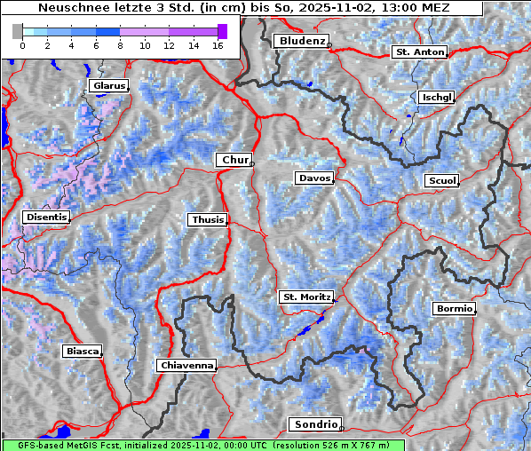 Neuschnee, 2. 11. 2025
