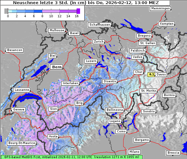 Neuschnee, 12. 2. 2026