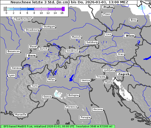 Neuschnee, 1. 1. 2026