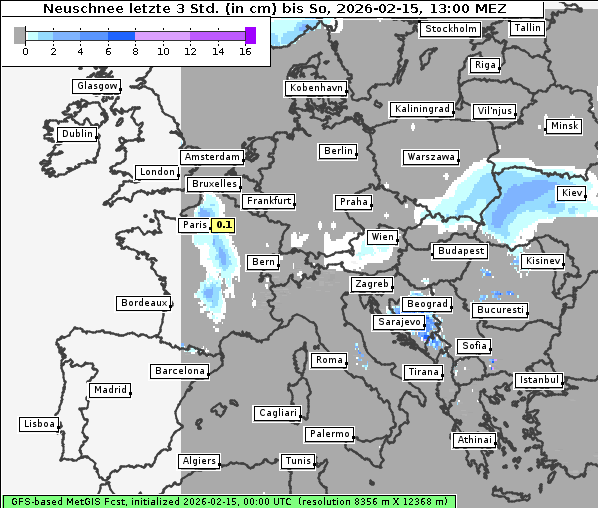 Neuschnee, 15. 2. 2026