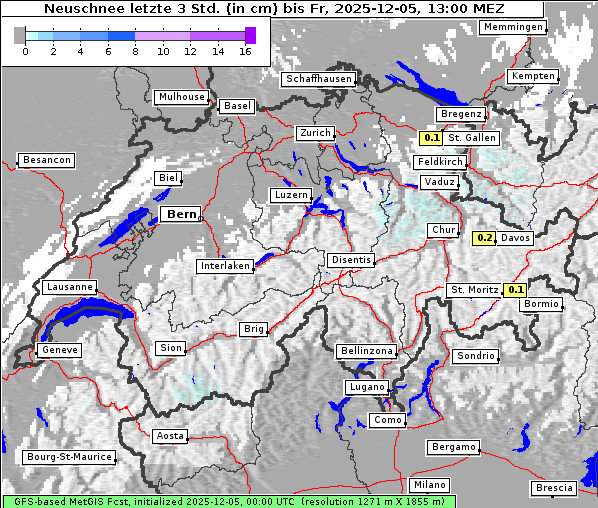 Neuschnee, 5. 12. 2025