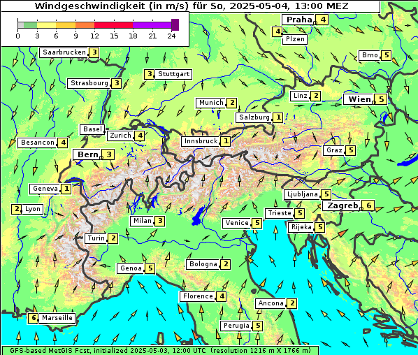Wind, 4. 5. 2025