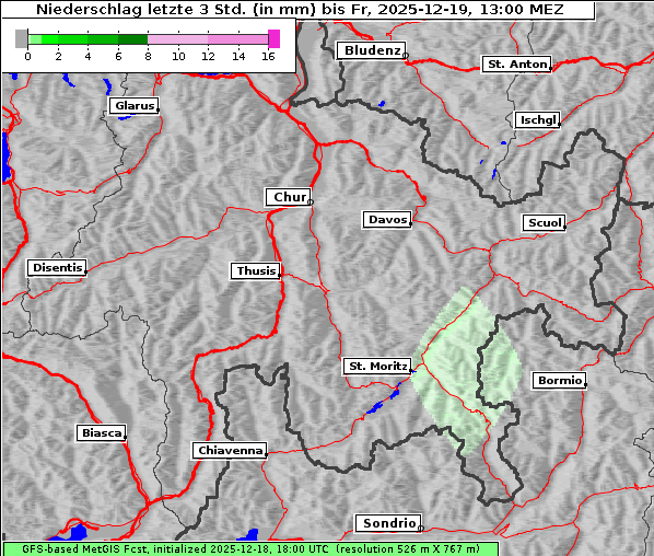 Niederschlag, 19. 12. 2025