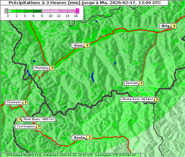 Niederschlag, 17. 2. 2026