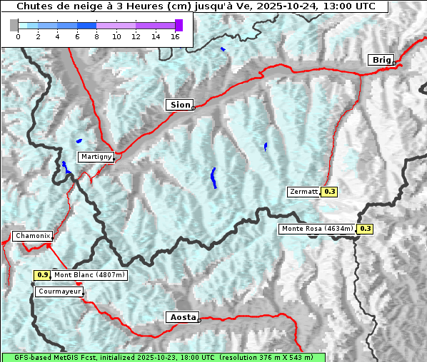 Neuschnee, 24. 10. 2025