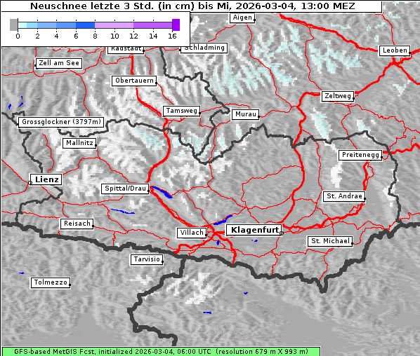 Neuschnee, 4. 3. 2026