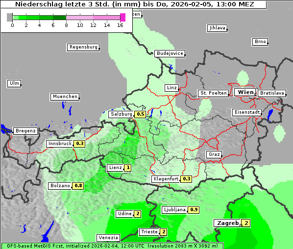 Niederschlag, 5. 2. 2026