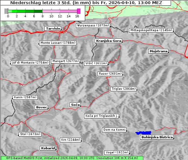 Niederschlag, 10. 4. 2026