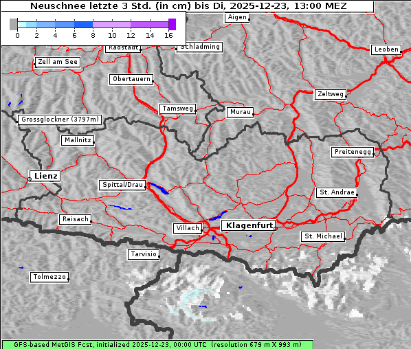 Neuschnee, 23. 12. 2025