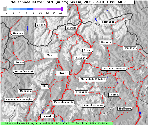 Neuschnee, 18. 12. 2025