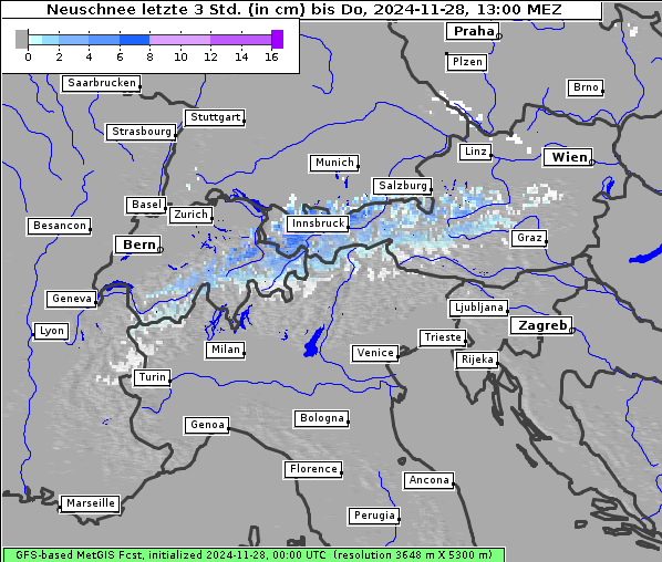 Neuschnee, 28. 11. 2024