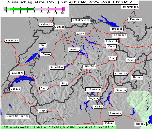 Niederschlag, 24. 2. 2025