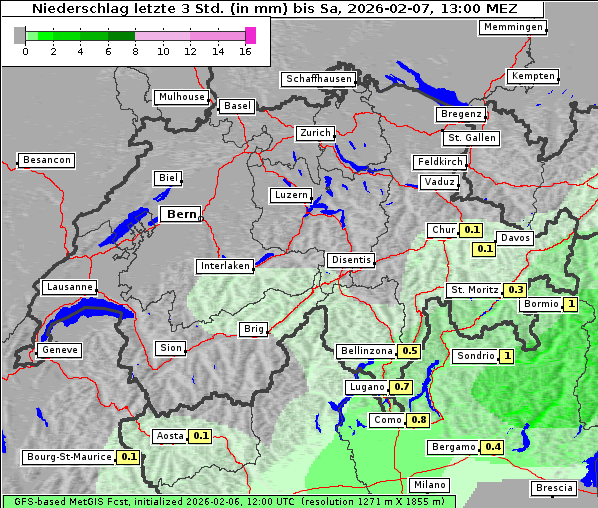 Niederschlag, 7. 2. 2026