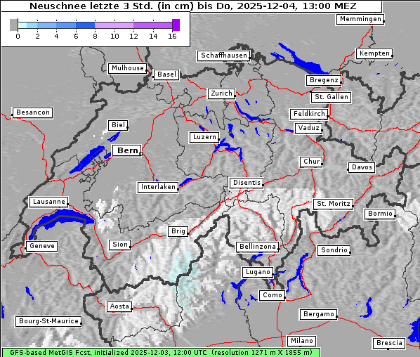 Neuschnee, 4. 12. 2025