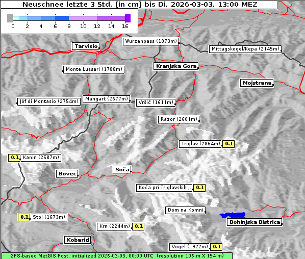 Neuschnee, 3. 3. 2026