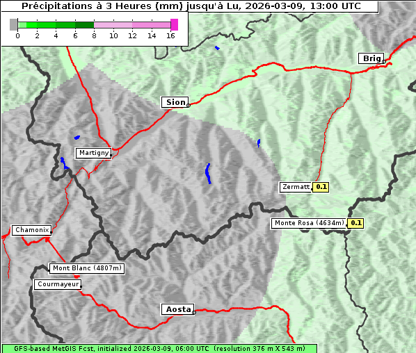 Niederschlag, 9. 3. 2026