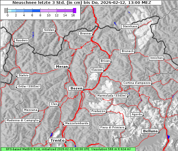 Neuschnee, 12. 2. 2026