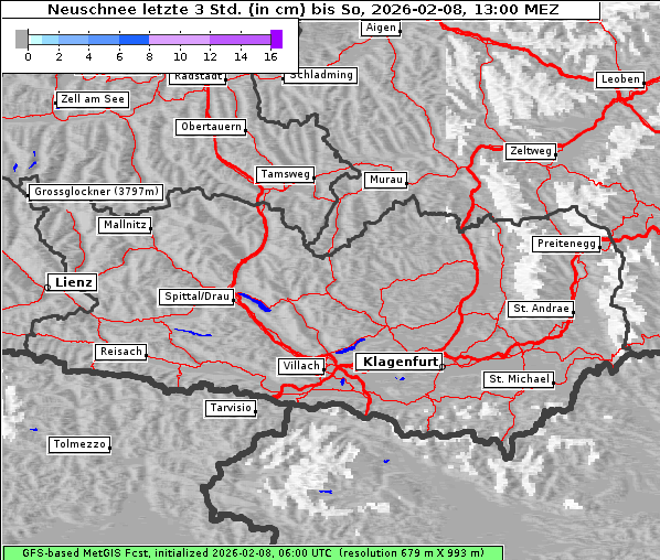 Neuschnee, 8. 2. 2026