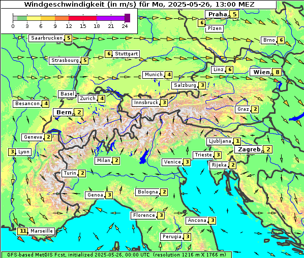 Wind, 26. 5. 2025