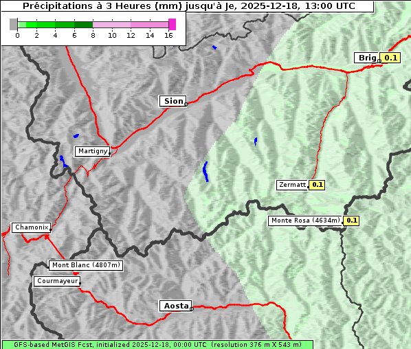 Niederschlag, 18. 12. 2025