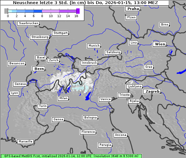 Neuschnee, 15. 1. 2026