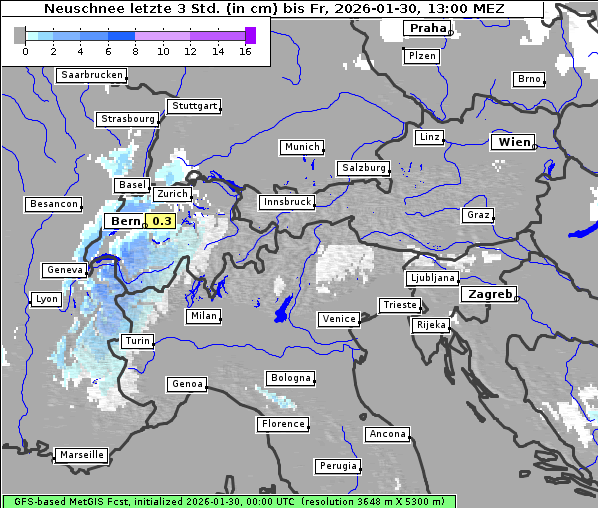 Neuschnee, 30. 1. 2026