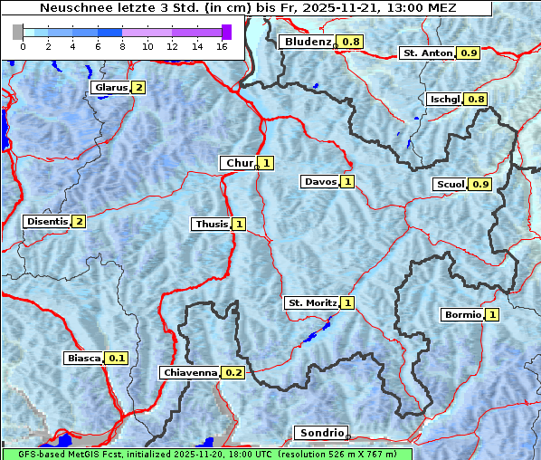Neuschnee, 21. 11. 2025