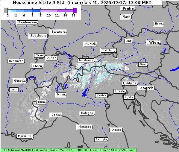 Neuschnee, 17. 12. 2025
