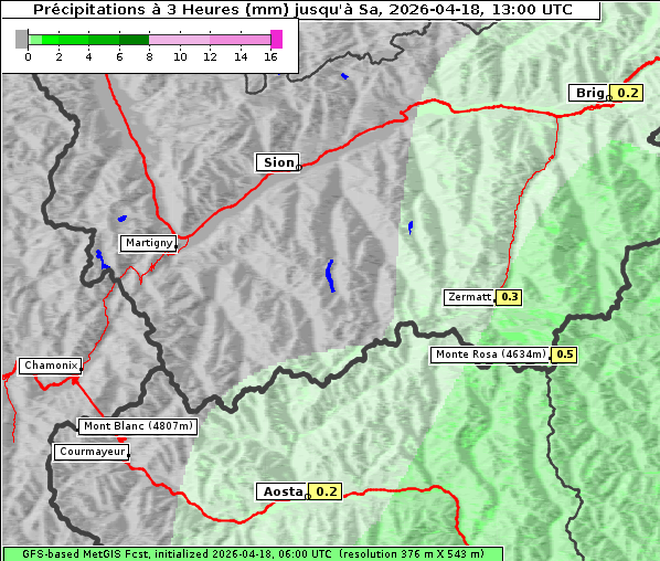 Niederschlag, 18. 4. 2026