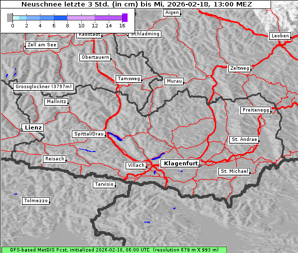 Neuschnee, 18. 2. 2026