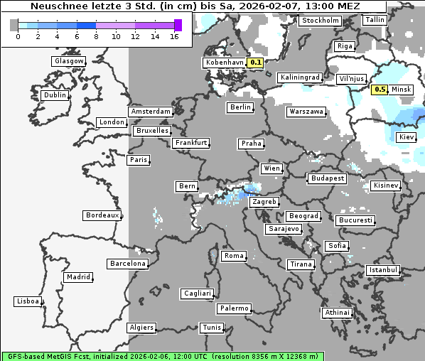 Neuschnee, 7. 2. 2026
