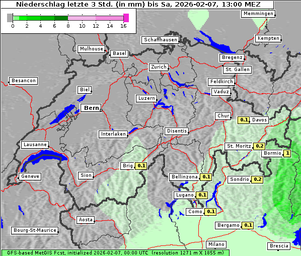 Niederschlag, 7. 2. 2026